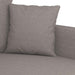 Fotoliu canapea, gri taupe, 60 cm, material textil - WALTI WALTI