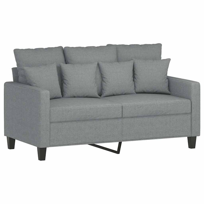 Canapea cu 2 locuri, gri deschis, 120 cm, material textil - WALTI WALTI