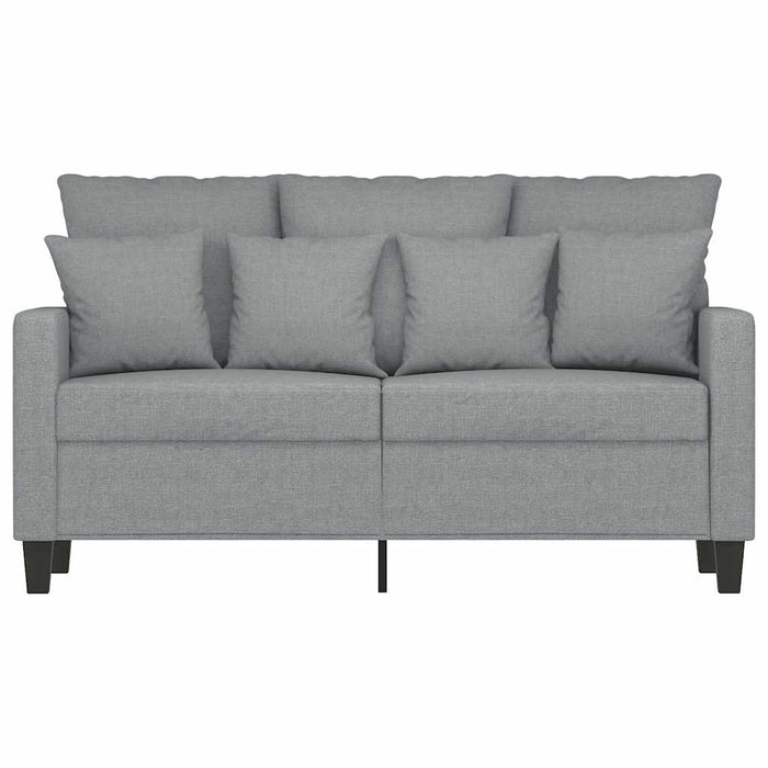 Canapea cu 2 locuri, gri deschis, 120 cm, material textil - WALTI WALTI