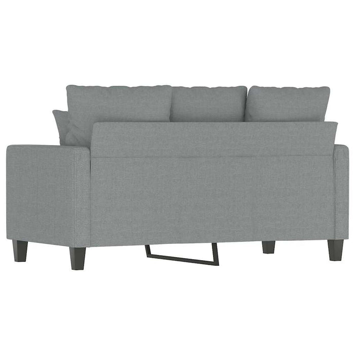 Canapea cu 2 locuri, gri deschis, 120 cm, material textil - WALTI WALTI