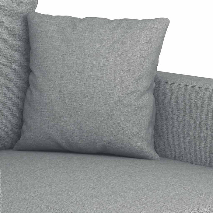 Canapea cu 2 locuri, gri deschis, 120 cm, material textil - WALTI WALTI