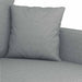 Canapea cu 2 locuri, gri deschis, 120 cm, material textil - WALTI WALTI