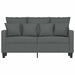 Canapea cu 2 locuri, gri închis, 120 cm, material textil - WALTI WALTI