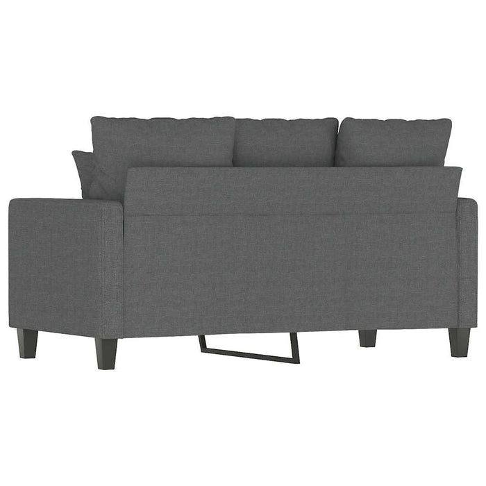 Canapea cu 2 locuri, gri închis, 120 cm, material textil - WALTI WALTI