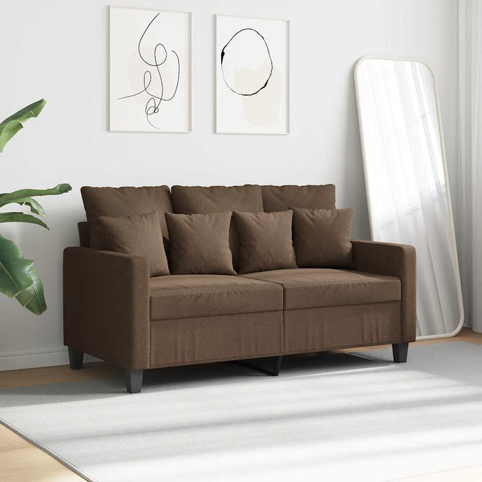 Canapea cu 2 locuri, maro, 120 cm, material textil - WALTI WALTI