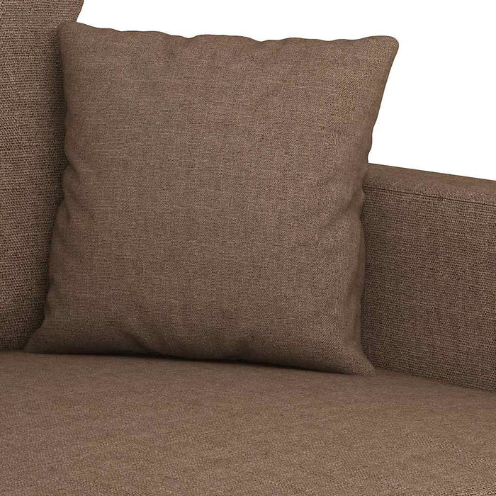 Canapea cu 2 locuri, maro, 120 cm, material textil - WALTI WALTI