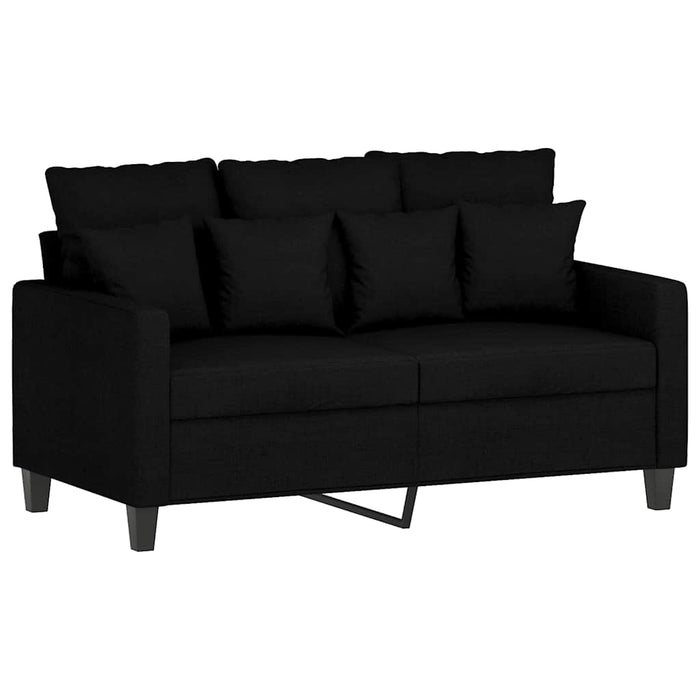 Canapea cu 2 locuri, negru, 120 cm, material textil - WALTI WALTI