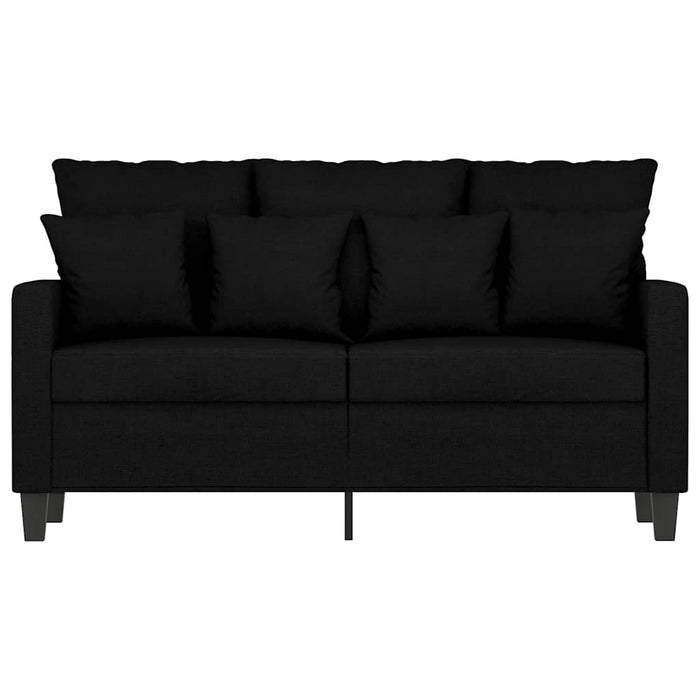 Canapea cu 2 locuri, negru, 120 cm, material textil - WALTI WALTI