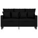 Canapea cu 2 locuri, negru, 120 cm, material textil - WALTI WALTI