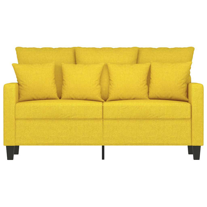 Canapea cu 2 locuri, galben deschis, 120 cm, material textil - WALTI WALTI