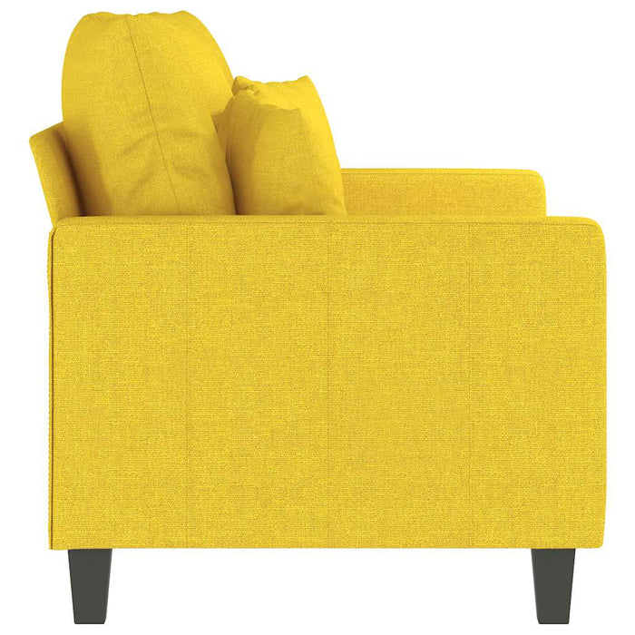 Canapea cu 2 locuri, galben deschis, 120 cm, material textil - WALTI WALTI