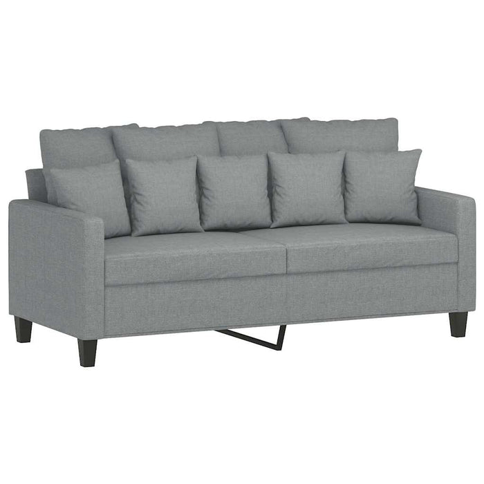 Canapea cu 2 locuri, gri deschis, 140 cm, material textil - WALTI WALTI
