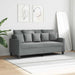 Canapea cu 2 locuri, gri deschis, 140 cm, material textil - WALTI WALTI