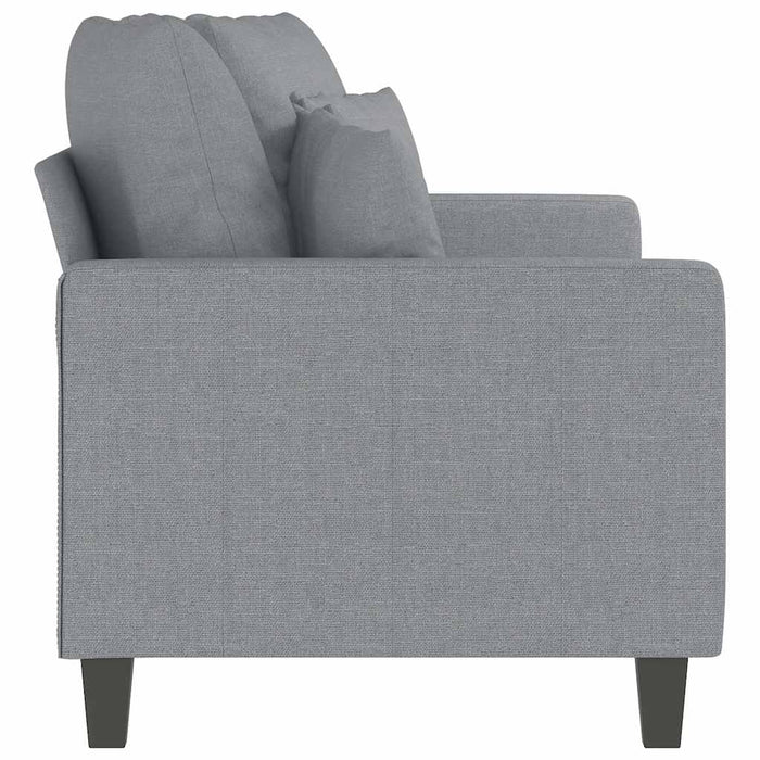 Canapea cu 2 locuri, gri deschis, 140 cm, material textil - WALTI WALTI