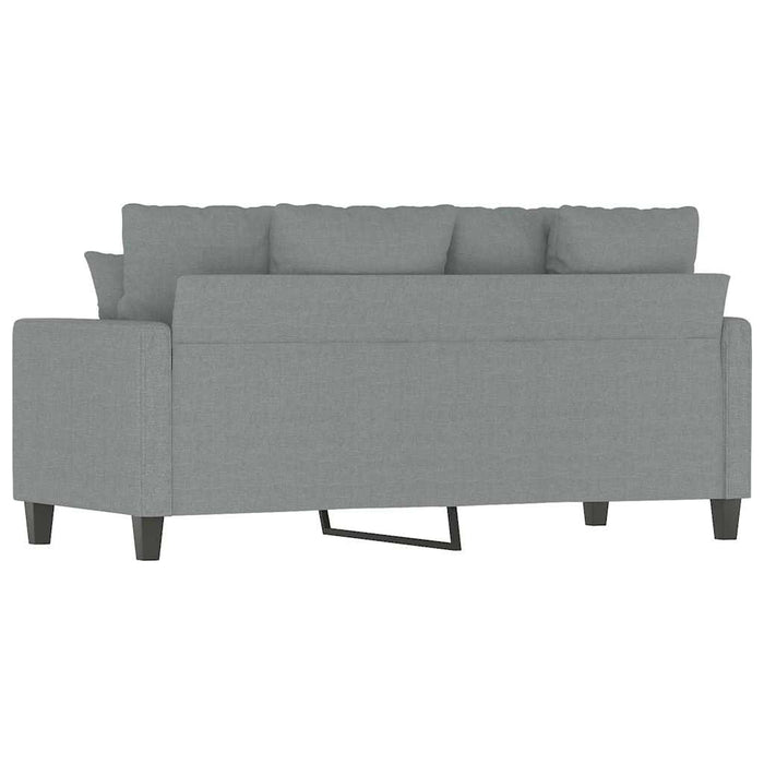 Canapea cu 2 locuri, gri deschis, 140 cm, material textil - WALTI WALTI