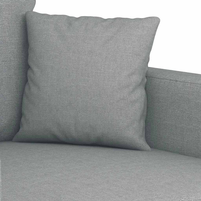 Canapea cu 2 locuri, gri deschis, 140 cm, material textil - WALTI WALTI
