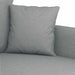 Canapea cu 2 locuri, gri deschis, 140 cm, material textil - WALTI WALTI