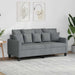 Canapea cu 2 locuri, gri deschis, 140 cm, material textil - WALTI WALTI
