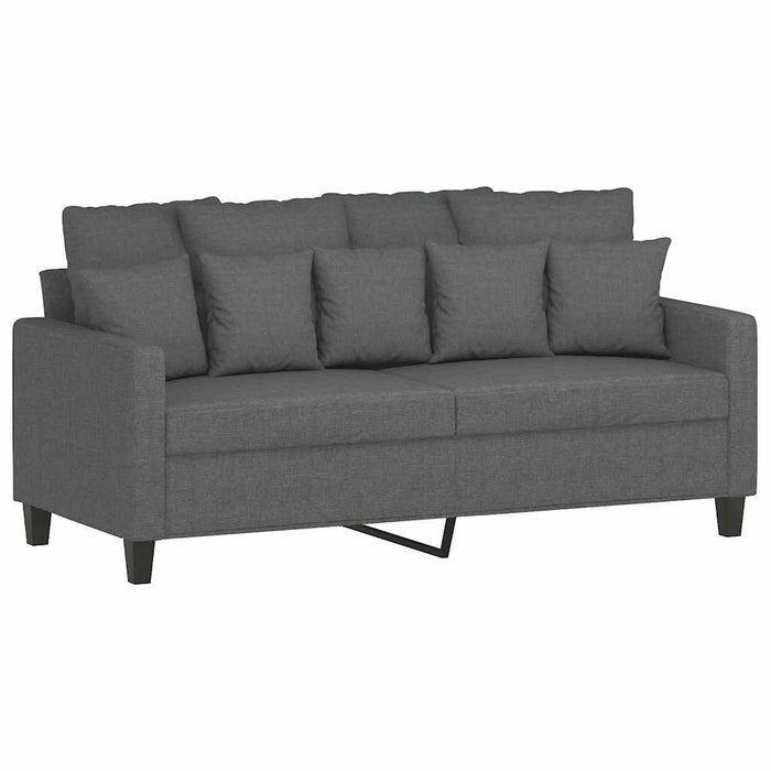 Canapea cu 2 locuri, gri închis, 140 cm, material textil - WALTI WALTI
