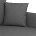 Canapea cu 2 locuri, gri închis, 140 cm, material textil - WALTI WALTI