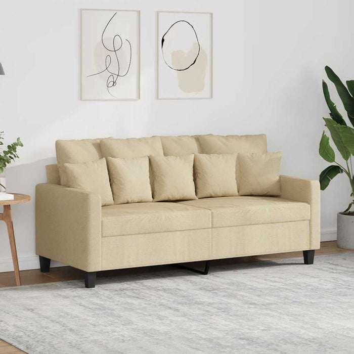 Canapea cu 2 locuri, crem, 140 cm, material textil - WALTI WALTI