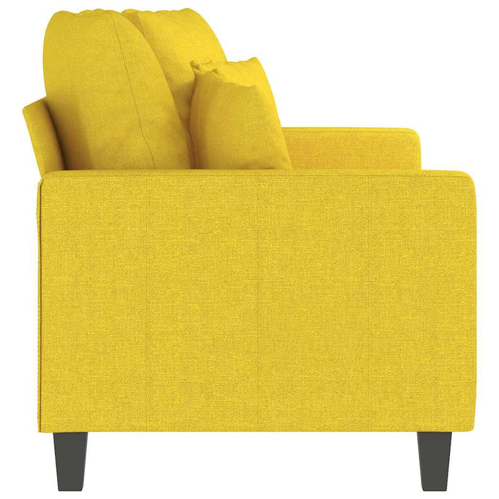 Canapea cu 2 locuri, galben deschis, 140 cm, material textil - WALTI WALTI