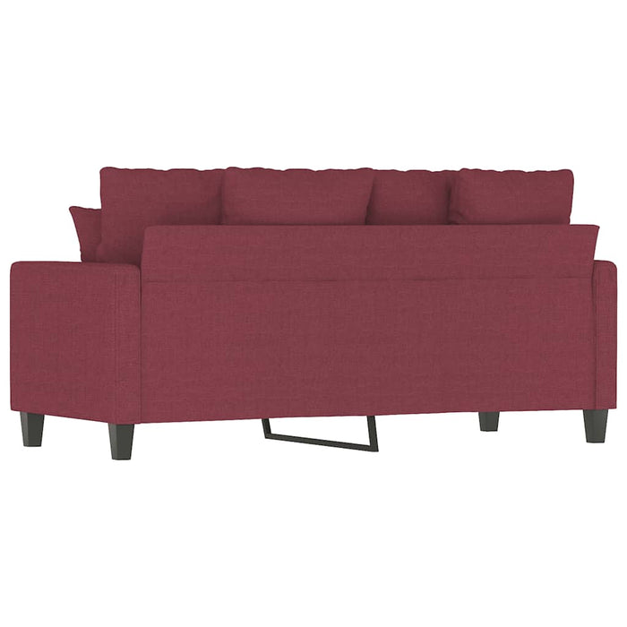 Canapea cu 2 locuri, roșu vin, 140 cm, material textil - WALTI WALTI