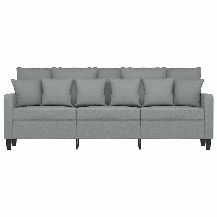Canapea cu 3 locuri, gri deschis, material 180CM textil - WALTI WALTI
