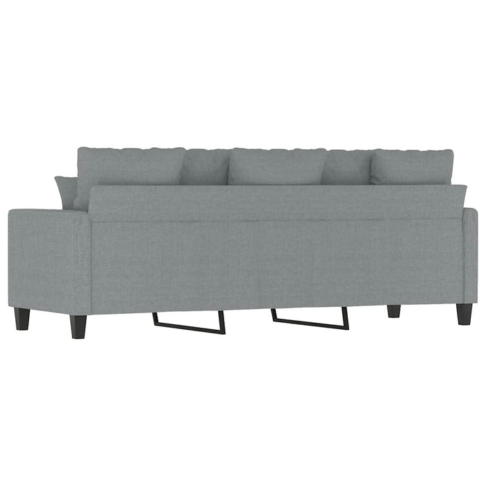 Canapea cu 3 locuri, gri deschis, material 180CM textil - WALTI WALTI