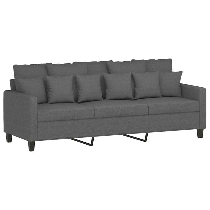 Canapea cu 3 locuri, gri închis, 180 cm, material textil - WALTI WALTI