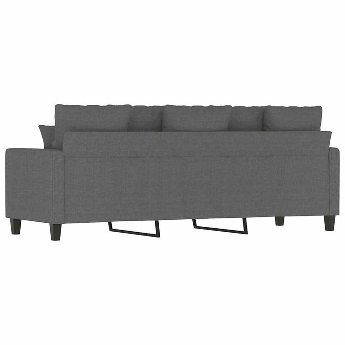 Canapea cu 3 locuri, gri închis, 180 cm, material textil - WALTI WALTI