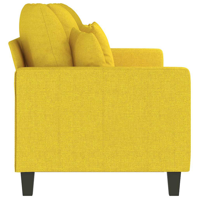 Canapea cu 3 locuri, galben deschis, 180 cm, material textil - WALTI WALTI
