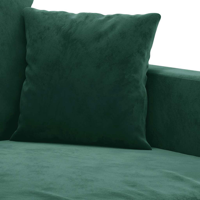Fotoliu canapea, verde închis, 60 cm, catifea - WALTI WALTI