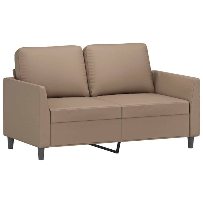 Canapea cu 2 locuri, cappuccino, 120 cm, piele ecologică WALTI
