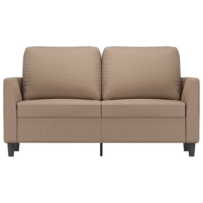 Canapea cu 2 locuri, cappuccino, 120 cm, piele ecologică WALTI