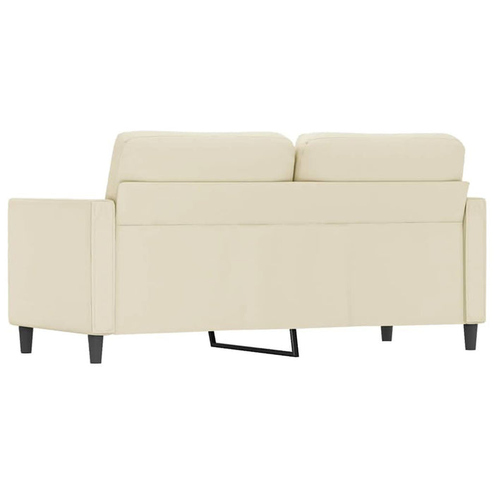 Canapea cu 2 locuri, crem, 140 cm, piele ecologică - WALTI WALTI