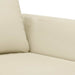 Canapea cu 2 locuri, crem, 140 cm, piele ecologică - WALTI WALTI