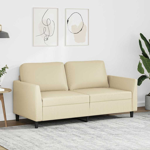 Canapea cu 2 locuri, crem, 140 cm, piele ecologică - WALTI WALTI