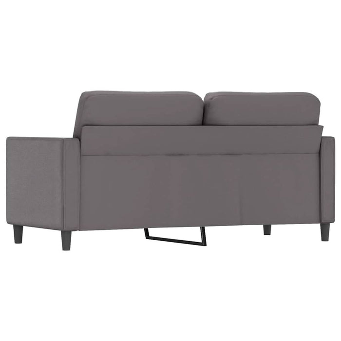 Canapea cu 2 locuri, gri, 140 cm, piele ecologică - WALTI WALTI