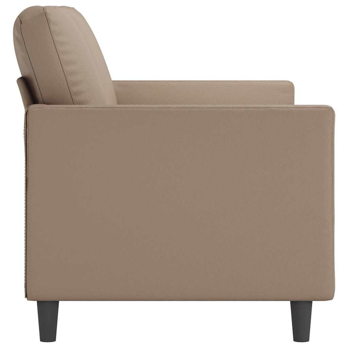Canapea cu 2 locuri, cappuccino, 140 cm, piele ecologică - WALTI WALTI