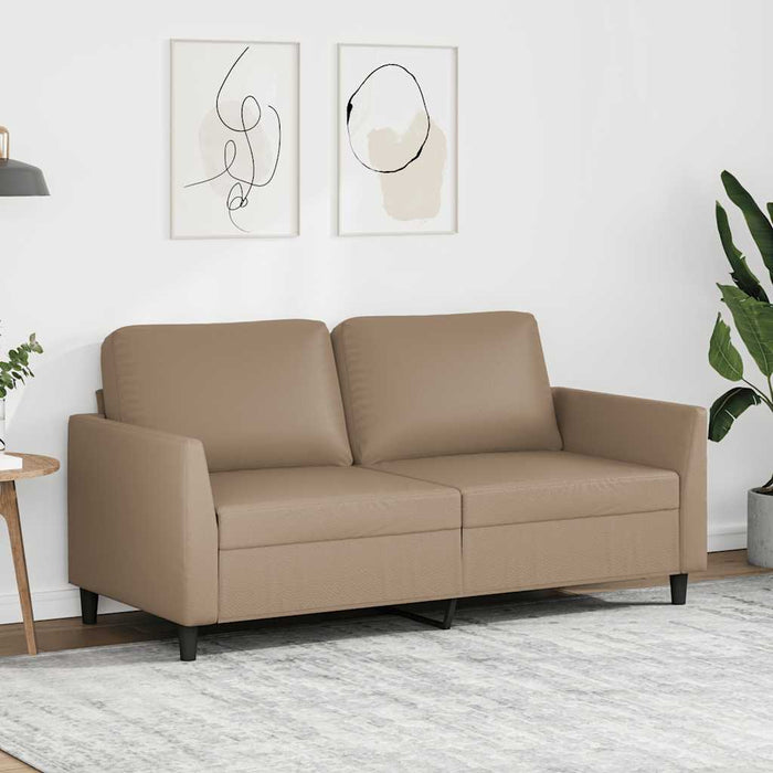Canapea cu 2 locuri, cappuccino, 140 cm, piele ecologică - WALTI WALTI
