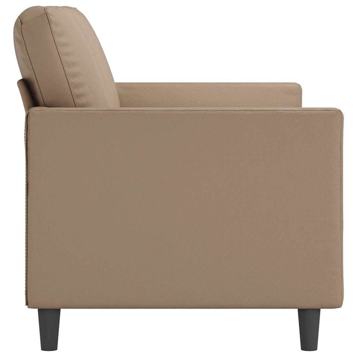 Canapea cu 3 locuri, cappuccino, 180 cm, piele ecologică - WALTI WALTI