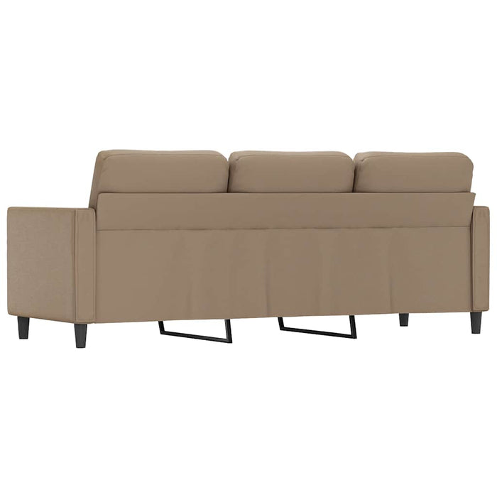 Canapea cu 3 locuri, cappuccino, 180 cm, piele ecologică - WALTI WALTI