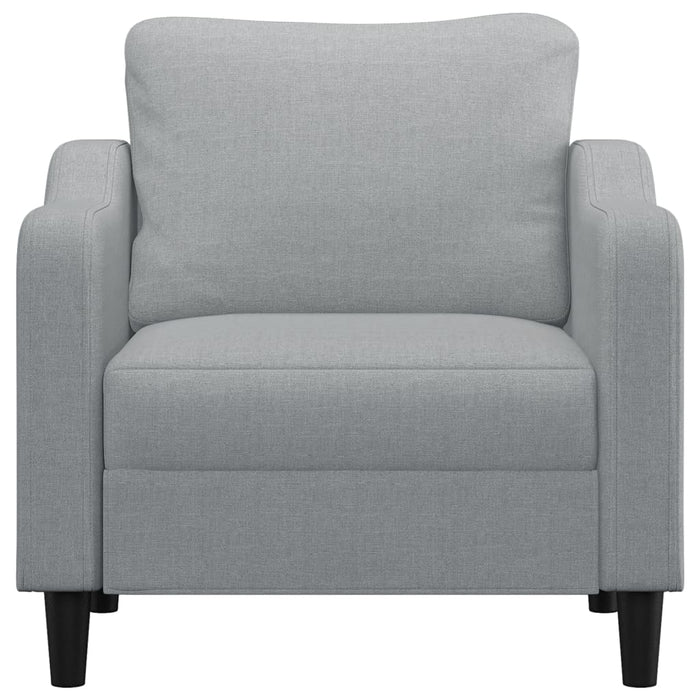 Fotoliu canapea, gri deschis, 60 cm, material textil - WALTI WALTI