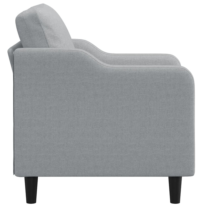 Fotoliu canapea, gri deschis, 60 cm, material textil - WALTI WALTI