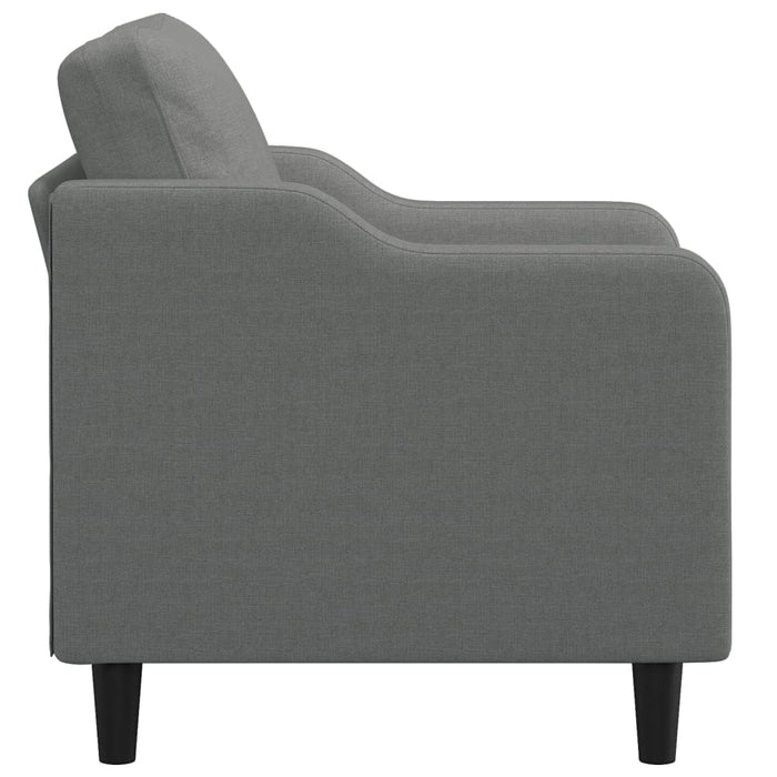 Fotoliu canapea, gri închis, 60 cm, material textil - WALTI WALTI