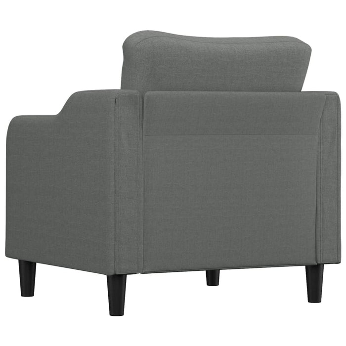 Fotoliu canapea, gri închis, 60 cm, material textil - WALTI WALTI