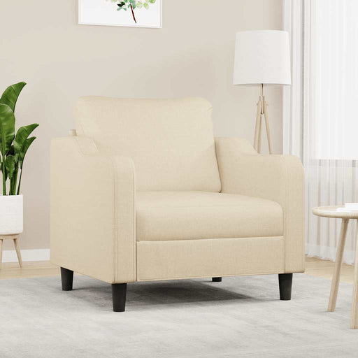 Fotoliu canapea, crem, 60 cm, material textil - WALTI WALTI
