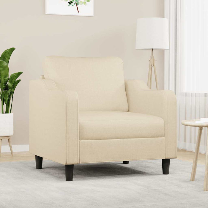Fotoliu canapea, crem, 60 cm, material textil - WALTI WALTI