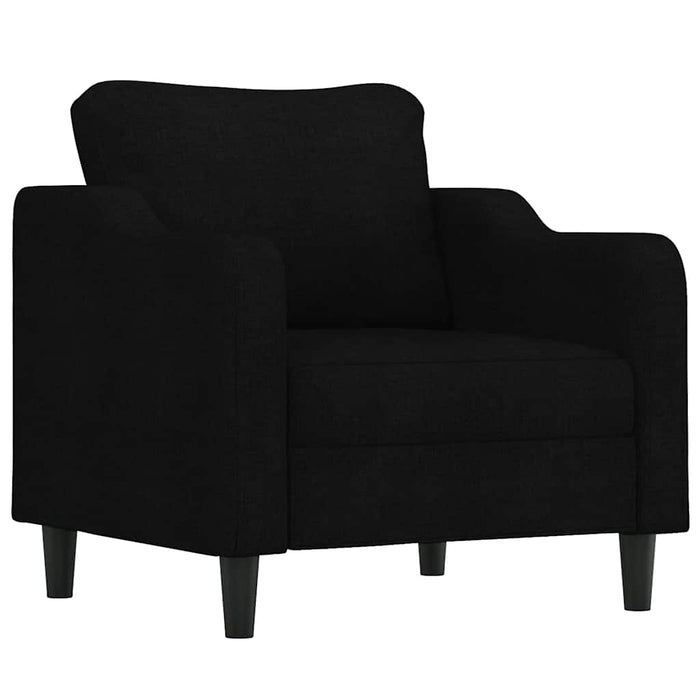 Fotoliu canapea, negru, 60 cm, material textil - WALTI WALTI